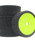 Racing Rubber Tyres And Hex Wheels For 1/8 Scale RC Buggy Cars, Grippy Beadlock Style Setup, Durable Multi Material Build