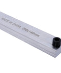 Heavy Duty F Clamp With Removable Swivel Pads And Deep 8 Inch Jaw For Serious Welding And Woodworking Projects That Need Real Grit And Grip To Hold Things Tight, showing metal arm with measurements.