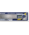 Top Shelf Heavy Duty Digital Angle Finder And 2 In 1 Digital Protractor With Seven Inch Stainless Steel Ruler on packaging