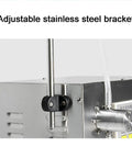 Adjustable stainless steel bracket of Semi Automatic Liquid Filling Machine With Stainless Steel Peristaltic Pump And Digital LCD Screen For Bottles Beer Wine Vinegar Milk Perfume Featuring Built Like A Tank Design And Smooth Foot Switch Zero Guesswork.