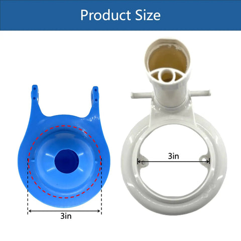 Universal 3 Inch Toilet Flapper Replacement That Stops Leaks And Saves Water, Soft PVC Seal For A Tight, Long-Lasting Fit, Compatible With Gerber 99-788 And Most 3 Inch Flush Valves, Keeps Your Water Bill In Check. 3-inch toilet flapper size