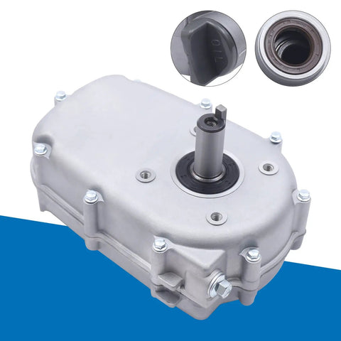Beefed Up 13 HP Gearbox Reducer For Honda GX270 2 To 1 Reduction With Internal Clutch Rotatable Oil Plug Durable Iron Aluminum Case