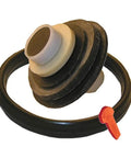 Straight Shooter Toilet Ballcock Repair Kit With Plunger Rubber Gaskets And Locking Pin For Mark Iii Tank Valve Setup showing rubber seals and locking pin.