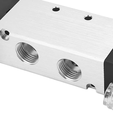 Rock Solid Pneumatic Solenoid Air Valve 3 Position 5 Way DC24V Smooth Shifting Electromagnetic Control Switch No Hassle Quick Install Industrial Automation Plug And Play Powering Forward Reverse Motion