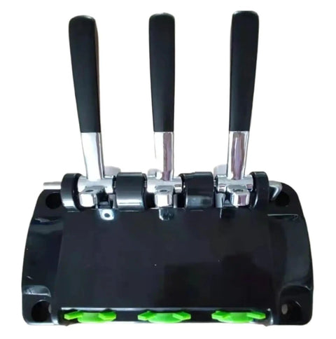 Handy Manual Discharge Valve For Ice Cream Machine With Flexible Soft Parts, Quick Fit For Various Models, Smooth Operation, Reliable Seal, And Durable Components For Consistently Creamy Scoops, black metal lever valve