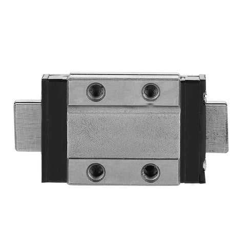 Compact 9mm Miniature Linear Rail Guide Block with Four Point Contact for Small Equipment showing precision and smooth motion design