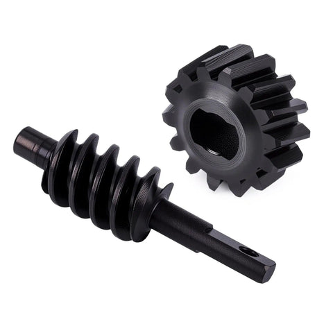 Helical Axle Gear Set For 1 By 30 RC Crawler 14T Hardened Steel Worm And Spur Gears Dual Pack With Two Identical Sets