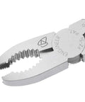 Close-up of PZ-55 Screw Removal Pliers 150mm With Vertically Serrated Carbon Steel Jaws For Extracting Stripped Rusted Or Broken Screws Made Heavy Duty
