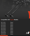 Front Sway Bar Link Stabilizer For Toyota Sienna 2011 2020 Premium End Link Kit With Greased Bushings For A Smoother Quieter Ride And Improved Handling Durable Suspension Upgrade Easy Install And Long Lasting Performance, pair