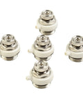 Five Automatic Half Inch Air Vent Radiator Valves With Auto Cut Off And Self Bleed for Heating Systems, Pack of 5