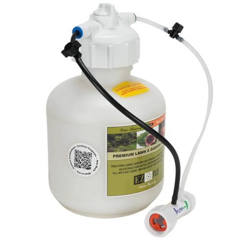 Three Quarter Inch Hose Bib And Drip Fertilizer Injector For Low Pressure Garden Feeding No Fuss Quick Switch Between Hose End Watering And Drip Lines Drip Irrigation Add On GHT Adapter with 5 ft Tubing
