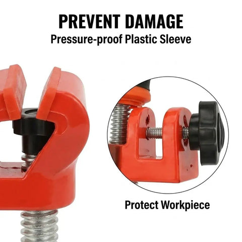 Premium Heavy Duty Woodworking Clamp With High Carbon Steel Build Made For Real Carpenters And Serious Diy Builders Cranking Out Shop Projects With Dead Serious Grip And Zero Flex