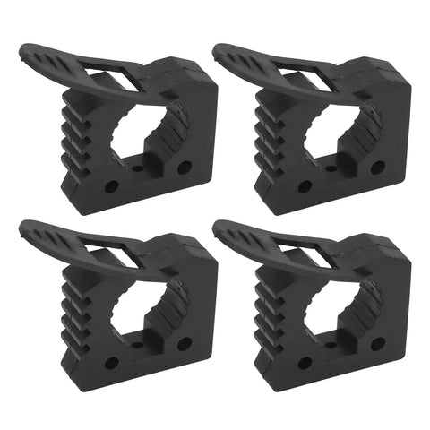 Heavy Duty Rubber Clamp Mount For Roof Rack Shovel Holders Four Pack 30 To 40mm Clamps in black rubber