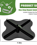 Lesco Spreader Repair Kit For N2320 With Nonstick Spinner And Agitator, dimensions shown, includes impeller and agitator components