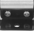 Winch Roller Fairlead for Heavy Duty Recovery, 6000 Lb Load, Cable Guide with 20 Lb Steel Rollers and Q235 Frame, 227mm Length, Smooth Cable Alignment for Industrial Electric Winching front view