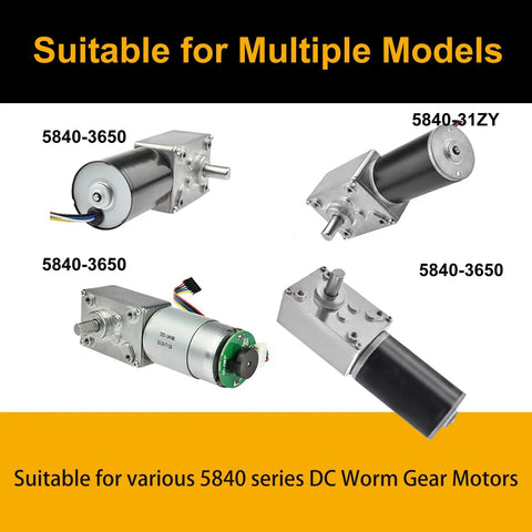 Durable DC motor mounting bracket for 5840 series gear motors