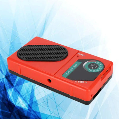 Electronic DIY Radio Kit With 3V 6 Tube S66E Classic Circuit 535-1620KHz, red casing with tuning dial and speaker