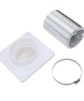 Get Your Washer And Dryer Setup Locked In Tight With This Awesome Estink 4 Inch Vent Kit. 4-inch aluminum hose, wall flange, and clamp