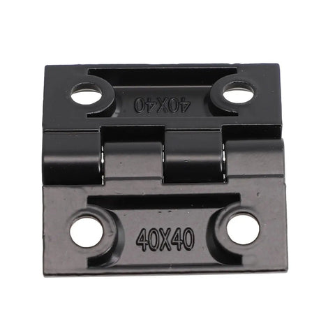 Heavy Duty Zinc Alloy Butt Hinges In Black For Doors Cabinets And Furniture Boxes 40mm Size Durable Metal Backflap Shed Hinge
