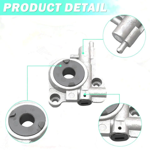 Oiler Assembly With Worm Gear For Echo Chainsaws CS 330MX4 CS 330T CS 350 CS 355T CS 360T CS 370 CS 370F CS 400 CS 400F CS 2600 Go-To OEM Replacement P021010890, close-up view with highlighted components