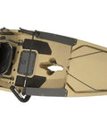 Heavy Duty Wall Hanger With 176 Pound Capacity holding a kayak, mounted securely, keeping garage ready to grab gear fast.