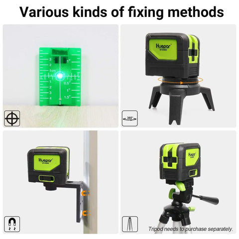 Three Point Plumb Dot Laser Level Tool With Green Self Leveling Laser No Laser Line Fast Reference Points For Soldering And Hanging 197 Ft Working Range Battery Included