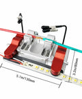 Third Hand Soldering Tool With Heavy Duty Double Jaw Welding Clamp And Aluminum Solder Clamp holding cables on table