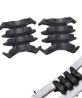 Archery Noise Dampeners For Compound Bow And Crossbow, 2 Pack Split Limb Stabilizers for vibration reduction in black materials.