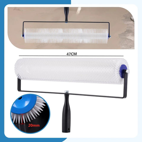 Self Leveling Tool Kit For Concrete Floors With Spike Roller And Spike Shoes, 20mm Needle Length, DIY leveling tool.