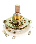 1 Pole 8 Position Rotary Switch Band Selector For Radio TV And Industrial Equipment Single Deck Channel Switcher 10mm Thread 12mm Shaft Narrow Contact Configuration For Electronics Projects, metal rotary switch