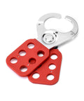 Lockout Tagout Hasp Kit, 12 Pack Tamper-Proof Stainless Steel Padlock Hasp With Extended Jaw, red safety device