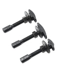 Heavy Duty Rear Axle Bearing Puller Kit With Tough Steel Construction And Swivel Connector Handles For Easy Maneuverability In Tight Spots Making Removal A Breeze For Professionals And DIYers Seeking Quality Garage Tools Every Single Day. Three steel pullers with size markings