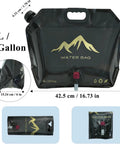 Collapsible Water Containers 2 Pack 2 Gallon 8L Each Foldable Water Storage Bags With Spigot BPA Free Portable Water Tank