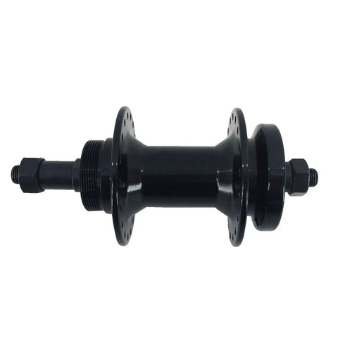 Front And Rear 36H Bicycle Hub Set Aluminum Alloy Quick Release Levers Skewers Axle 1 Pair Black For 5 6 7 8 Speed Systems