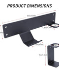 Heavy Duty Wall Mount Jack Holder for Hydraulic Floor Jacks Sturdy Steel Bracket Wall Rack Storage dimensions and angles