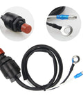 Universal Boat Outboard Kill Switch Lanyard With Two Safety Tethers For Yamaha Tohatsu Honda Outboards, easy install view