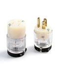 Lighted NEMA 5-15P To 5-15R Extension Cord Ends With Power Indicator, 15 Amp 125 Volt 2 Pole 3 Wire Grounding, UL Listed