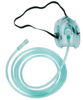 Adults Europe Size L Plus Oxygen Mask Set With 6.6 Ft Tubing And Adjustable Elastic Strap Three Pack PVC Mask