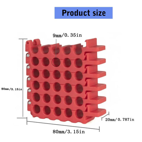 Cat5 And Cat6 Wire Management Comb For Taming That Ethernet Mess In Server Racks While Keeping Your Tech Rig Clean And Totally Pro During Heavy Cable Bundling, red plastic organizer, 80mm size.