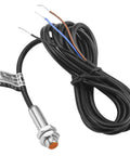 M8 Inductive Proximity Sensor Switch 1.5mm Sensing Distance Cylindrical Detector DC 12-24V 3-Wire PNP Normally Closed
