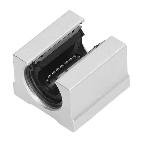 Top Notch Aluminum Slide Blocks For Smooth Motion, Precision SBR16UU Linear Rail Sliders with open design for easy attachment.