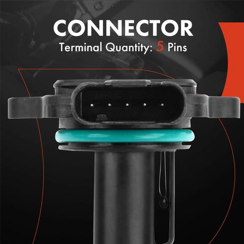 Mass Air Flow Sensor 5 Pins for BMW 328i 328xi 528i 128i X3 X5 Z4 2007-2014 Replacement High Quality MAF Sensor connector