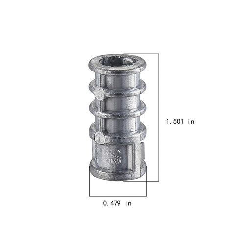 50 Pack Lag Shield Anchors Set In Zinc Alloy For Concrete And Masonry Quarter Inch By One And One Half Inch Long Bolts