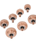 Rose Gold Watch Crown Replacement Kit Long Lightweight Portable Repair Tools Set 7 Pieces Alloy Diversified Sizes