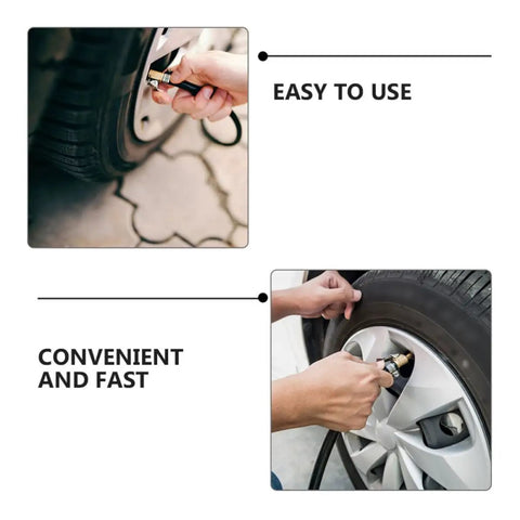 Tough As Nails Air Pump Hose Adapter Quick Connect Replacement For Tire Inflator With Durable Build And Anti Slip Grip To Ensure Safety While Inflating So You Can Hit The Road Without Leaks Being Stuck Roadside Safe And Sound, car tire valve connection