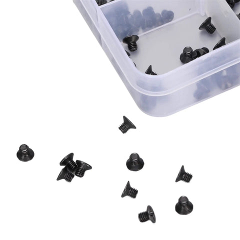 450 Piece Laptop Screws Kit With 15 Sizes M2 M2.5 M3 Replacement Screws For Notebook Computers And Electronics Repair Durable Carbon Steel Assortment With Storage Box