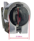 Heavy Duty Replacement Blade For Cordless Metal Shears Boasting Rock Solid Stainless Steel Build showing detailed inside diameter measurements.