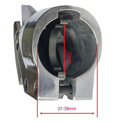 Heavy Duty Replacement Blade For Cordless Metal Shears Boasting Rock Solid Stainless Steel Build showing detailed inside diameter measurements.