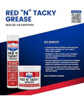 Heavy-Duty Lithium Complex Grease For Auto, Industrial, Marine And Agricultural Use 14 Oz Cartridge with packaging visible