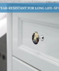 Owl Sitting Tree Fence Drawer Pulls Round Cabinet Knobs In Modern Stainless Steel For Kitchen And Furniture Makeovers